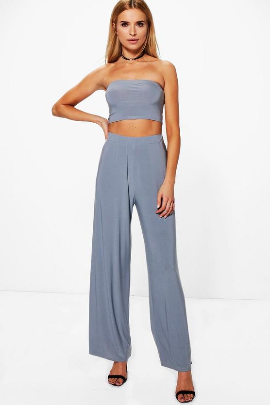 Sophie Slinky Wide Leg Trouser & Bandeau